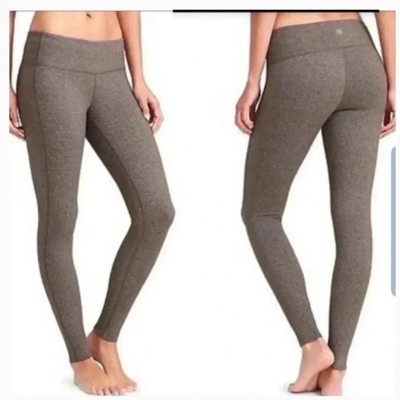 Athleta Pants - Athleta Gray Swirl Chaturanga Tight Leggings Size XS